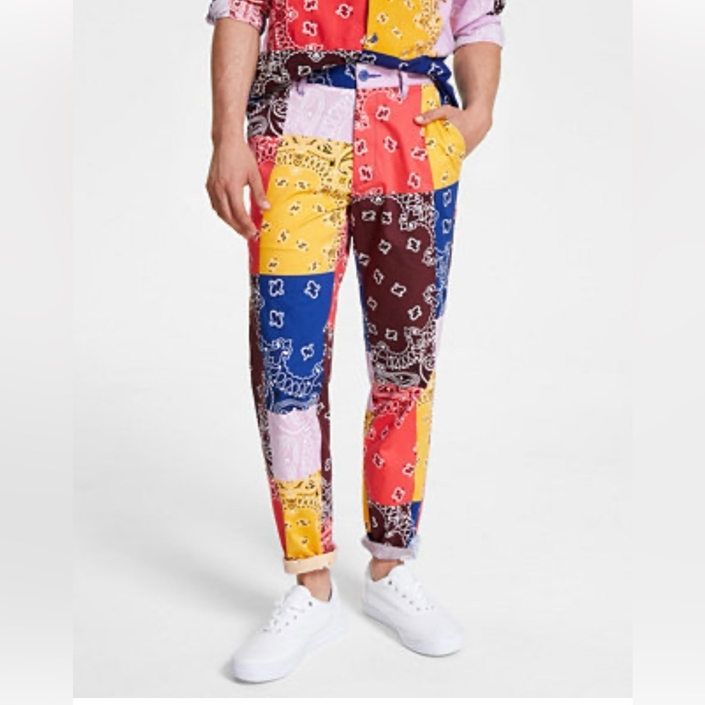 Sun + Stone Pastel Patchwork Pants